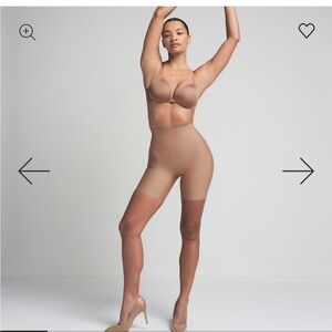 SKIMS Tan Shapewear Shorts